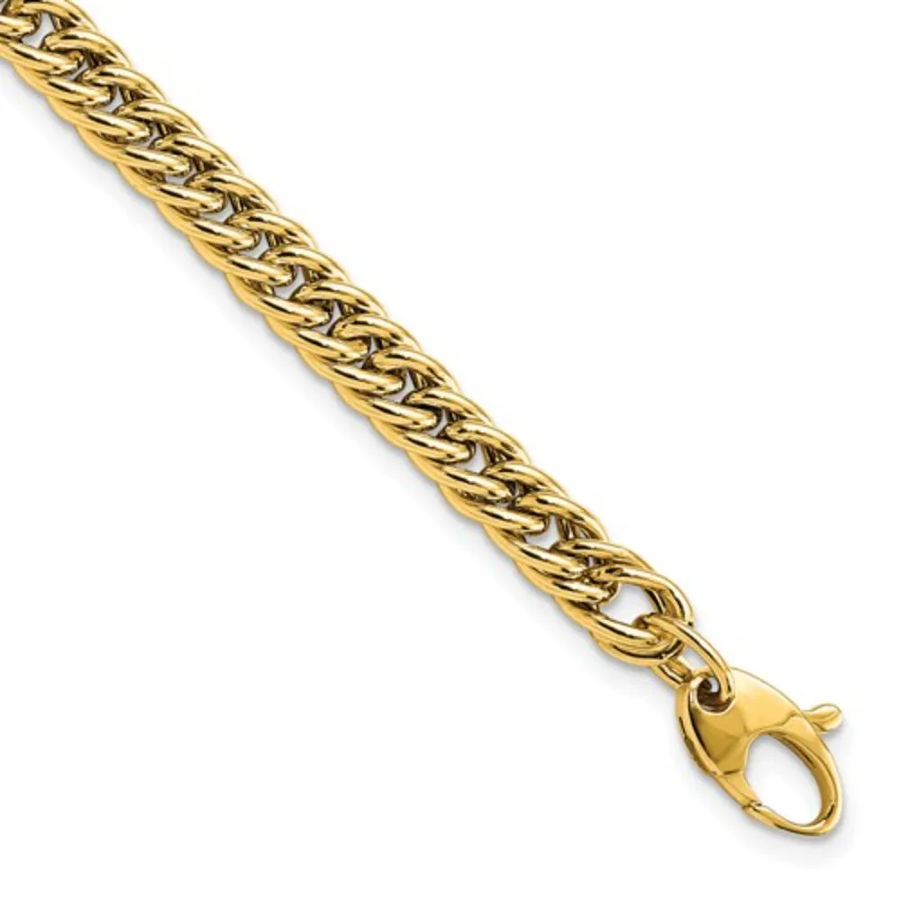 14k Gold Curb Link Bracelet