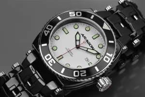 ARAGON Millipede Automatic with Super Luminova Dial A094WHT