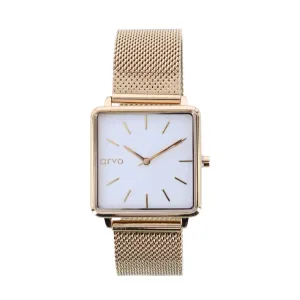 Arvo Time Squared White Dial Watch