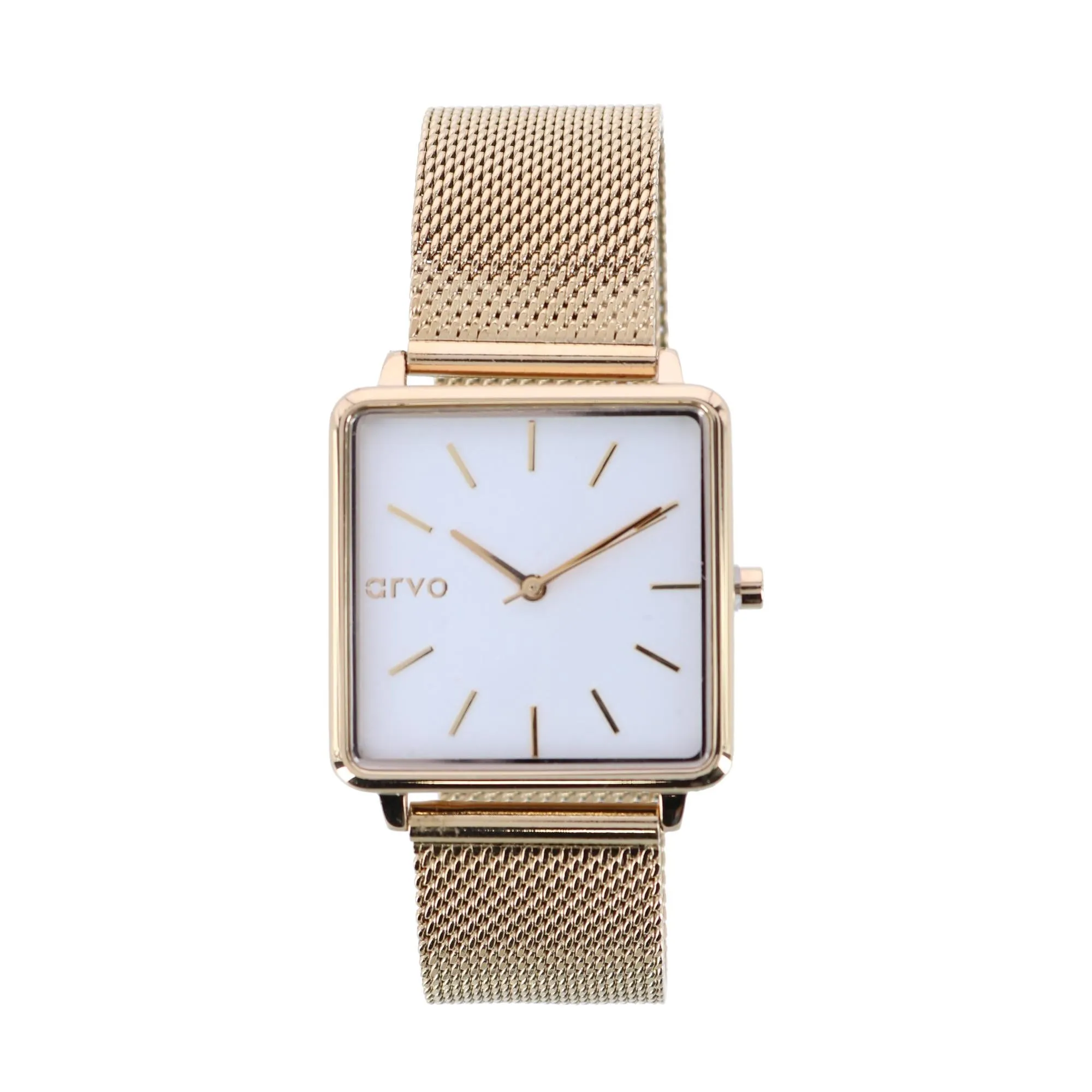 Arvo Time Squared White Dial Watch