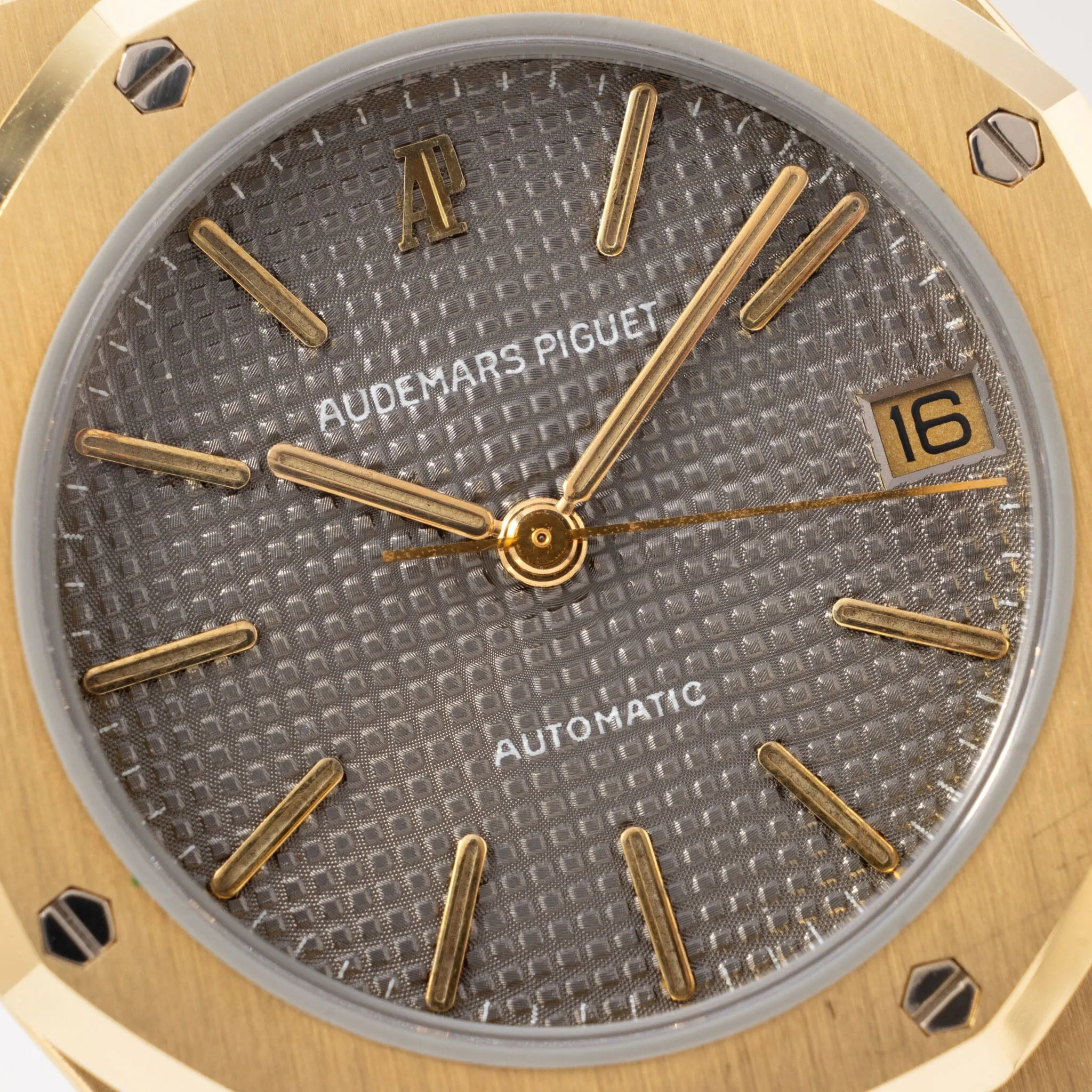 Audemars Piguet Royal Oak Yellow Gold Grey Dial ref 4100BA