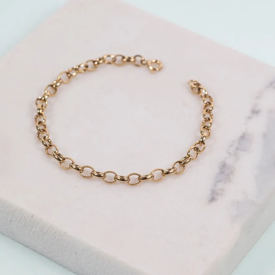 Callow Gold Vermeil Trace Link Bracelet