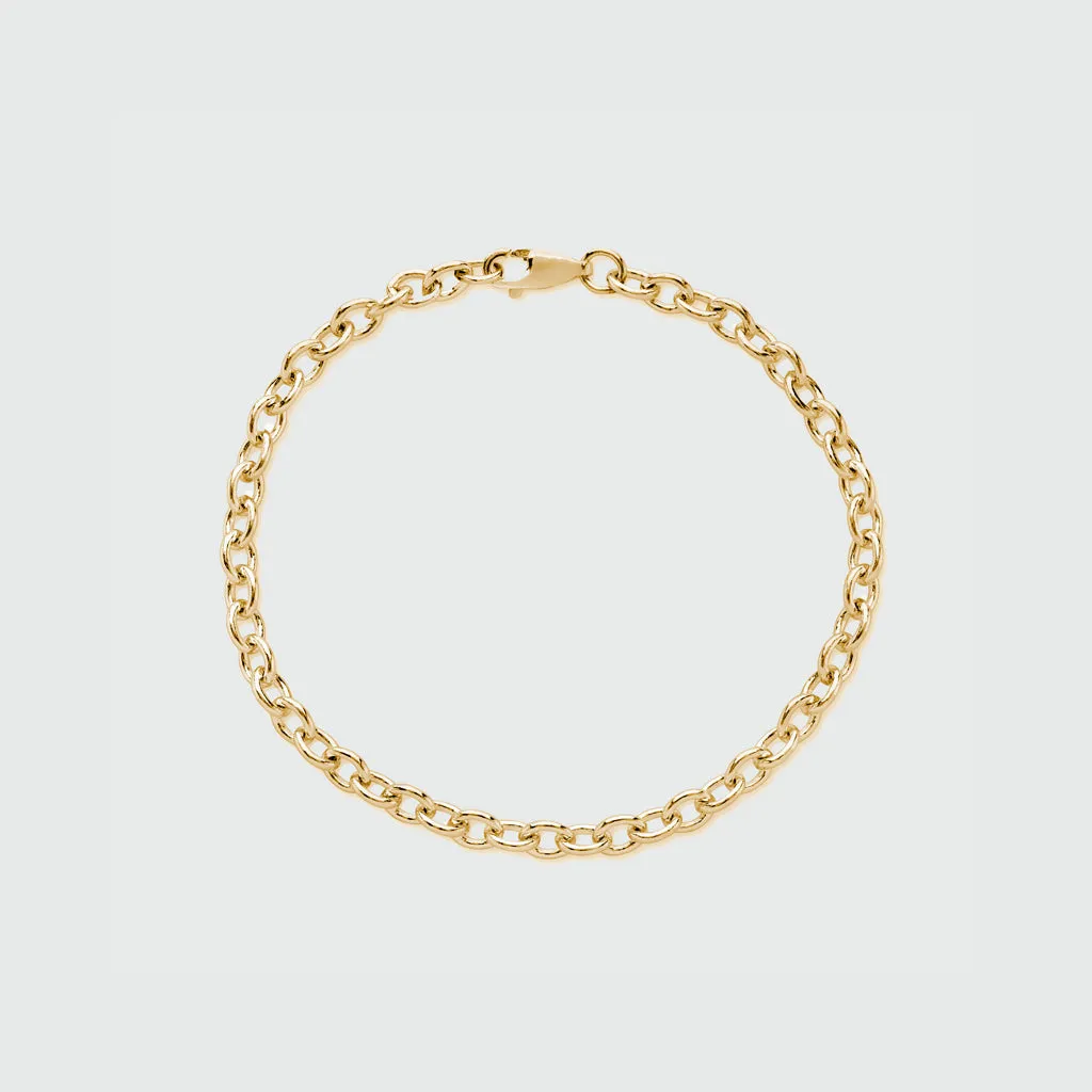 Callow Gold Vermeil Trace Link Bracelet