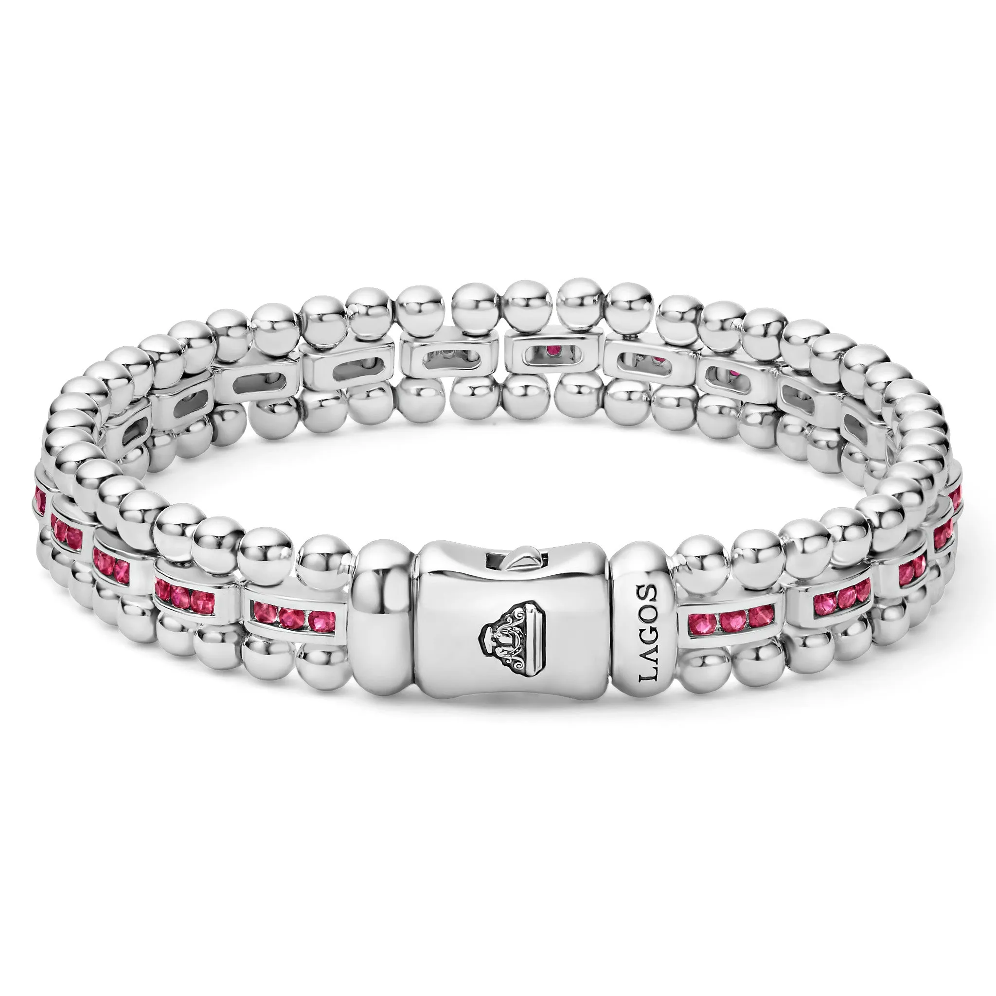 Caviar Spark Ruby Link Bracelet