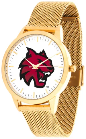 Central Washington Statement Mesh Band Unisex Watch - Gold