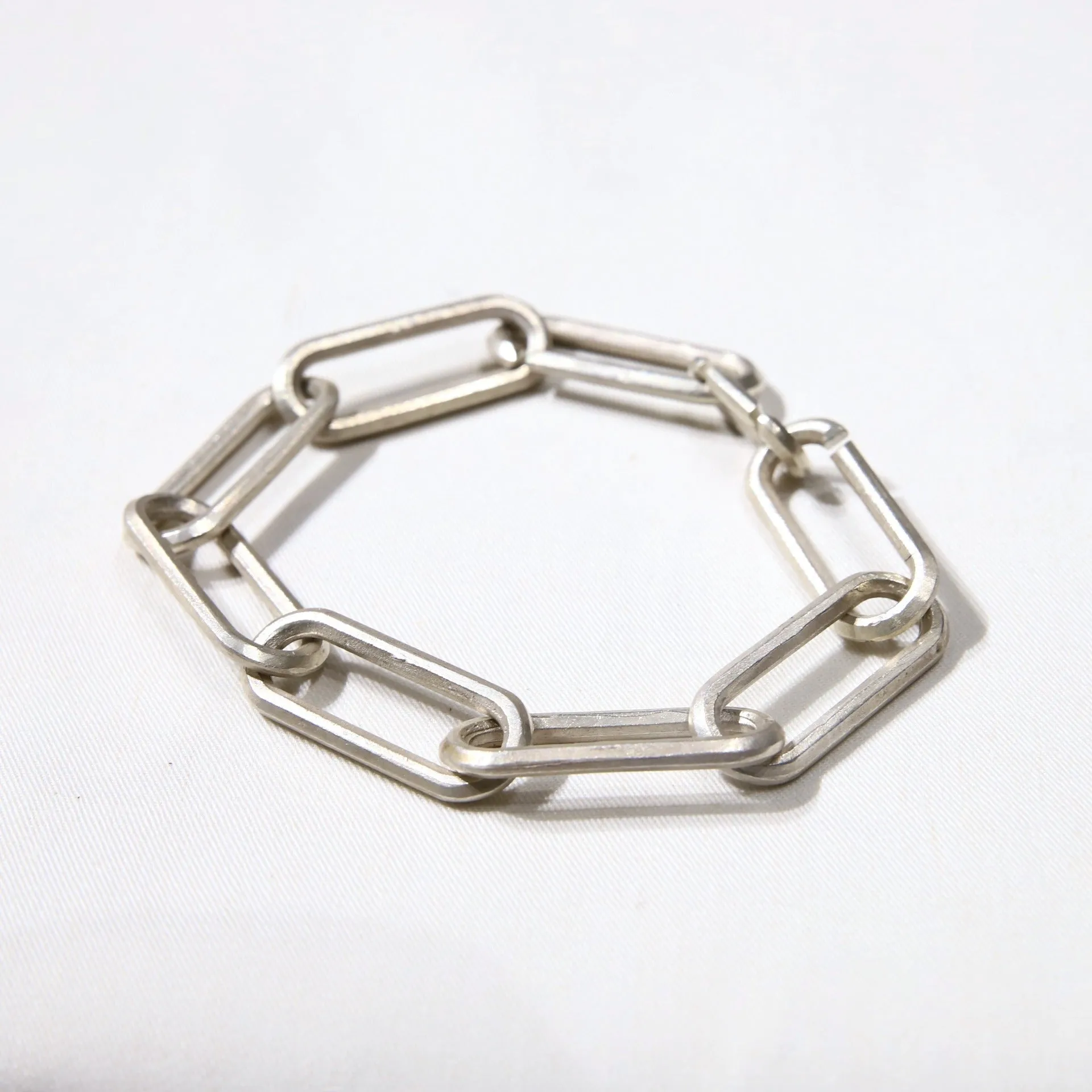 Chain-linked Silver Bracelet