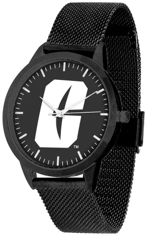 Charlotte 49ers Statement Mesh Band Unisex Watch - Black - Black Dial