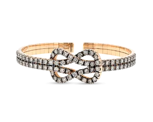 Dámaso Martinez Brown Diamond Cuff Bracelet, 5.24 Carats