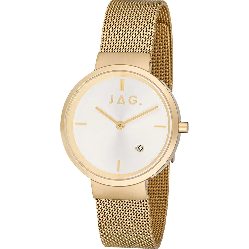 Jag BD99131L-JA07 Gold Tone Mesh Womens Watch