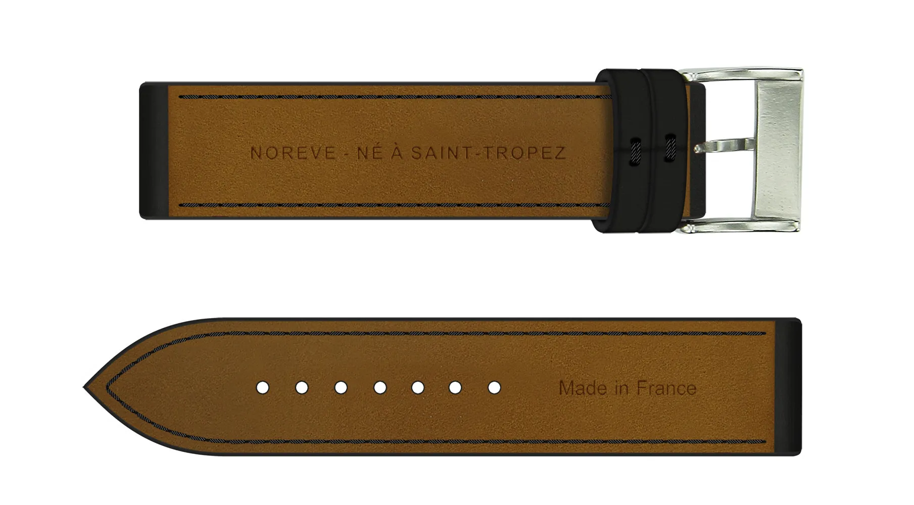 Noreve Saint Tropéz Strap for Apple Watch in Blu Mediterran