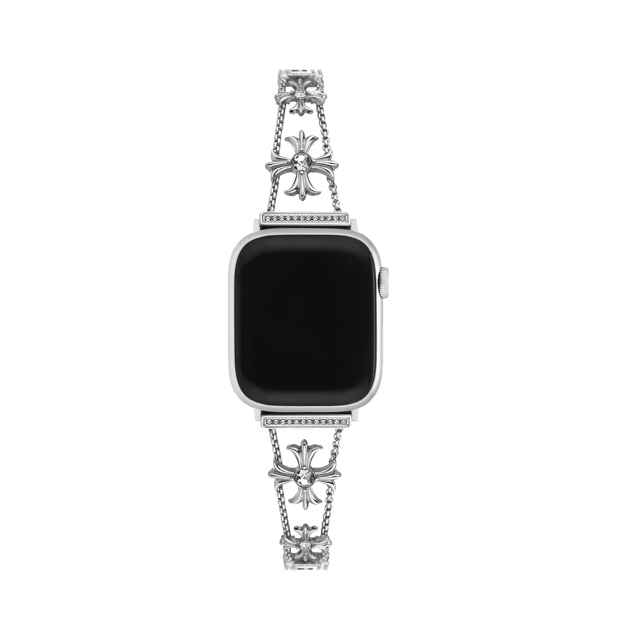 Rhinestone Cross Watch Band