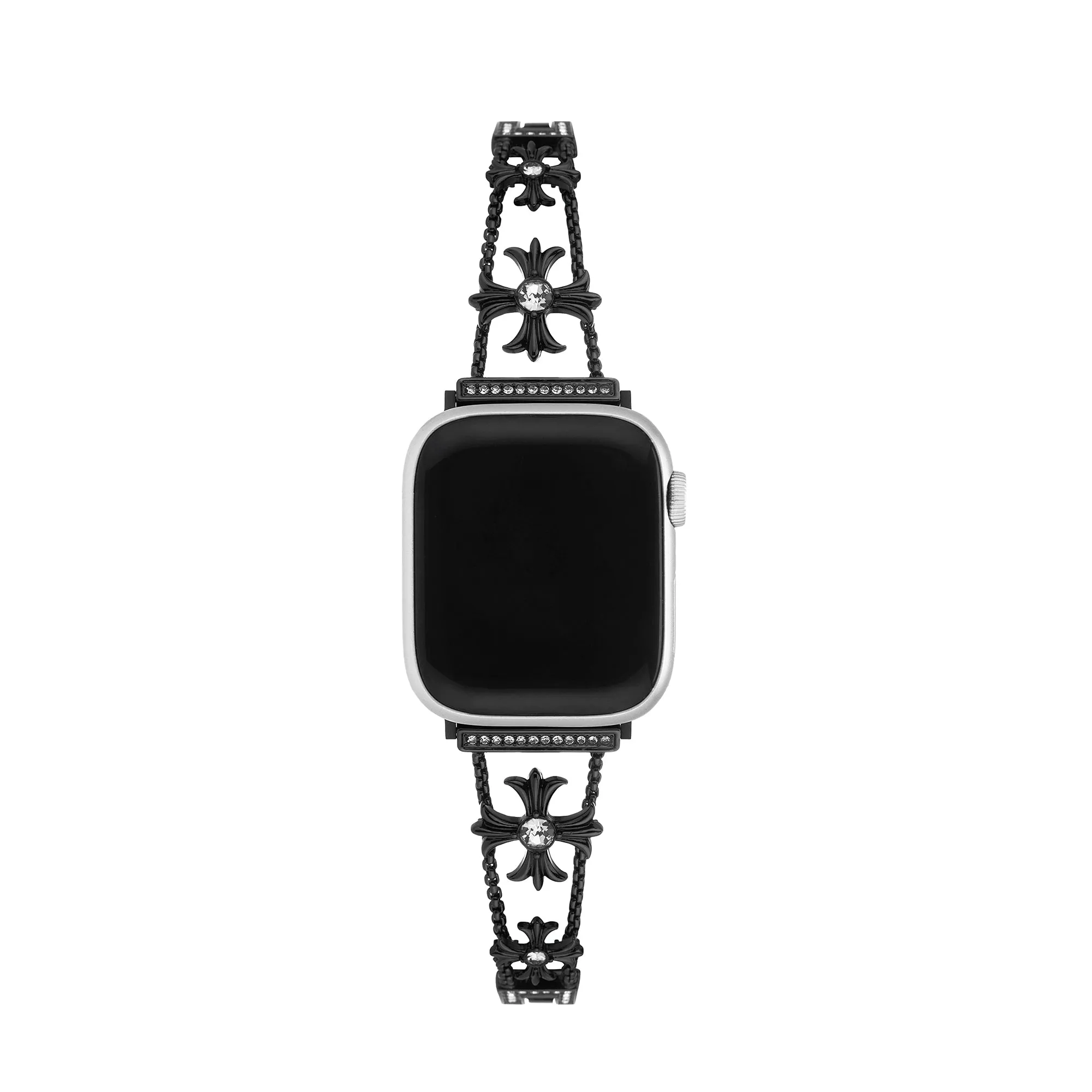 Rhinestone Cross Watch Band