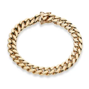 Semi Solid Cuban Bracelet 9mm