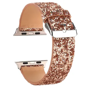 Sparkly 3D Glitter Leather Strap for iWatch