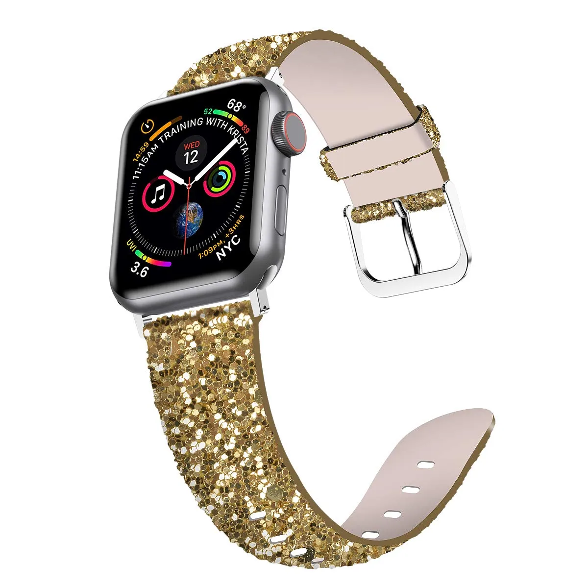 Sparkly 3D Glitter Leather Strap for iWatch