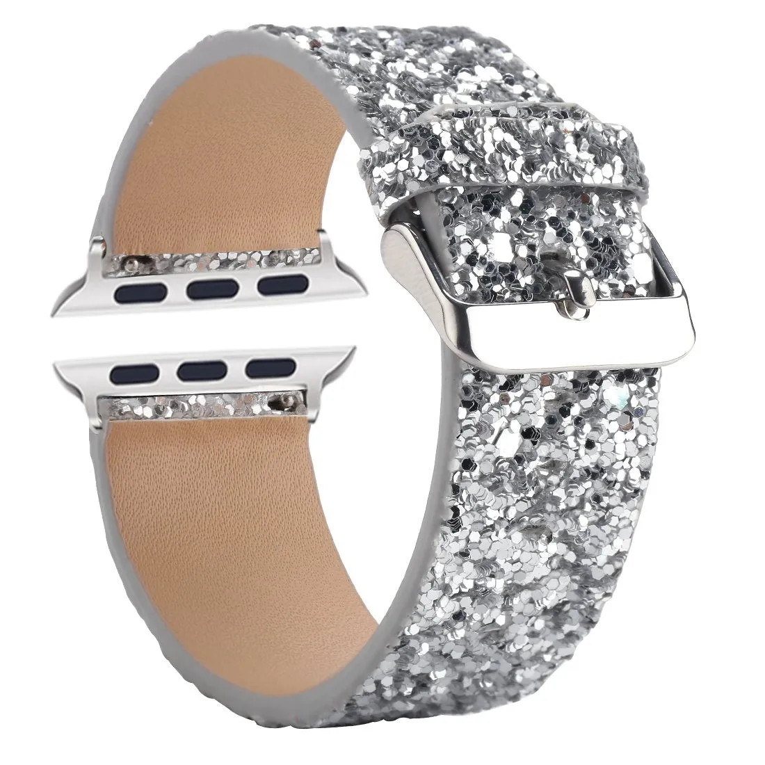 Sparkly 3D Glitter Leather Strap for iWatch