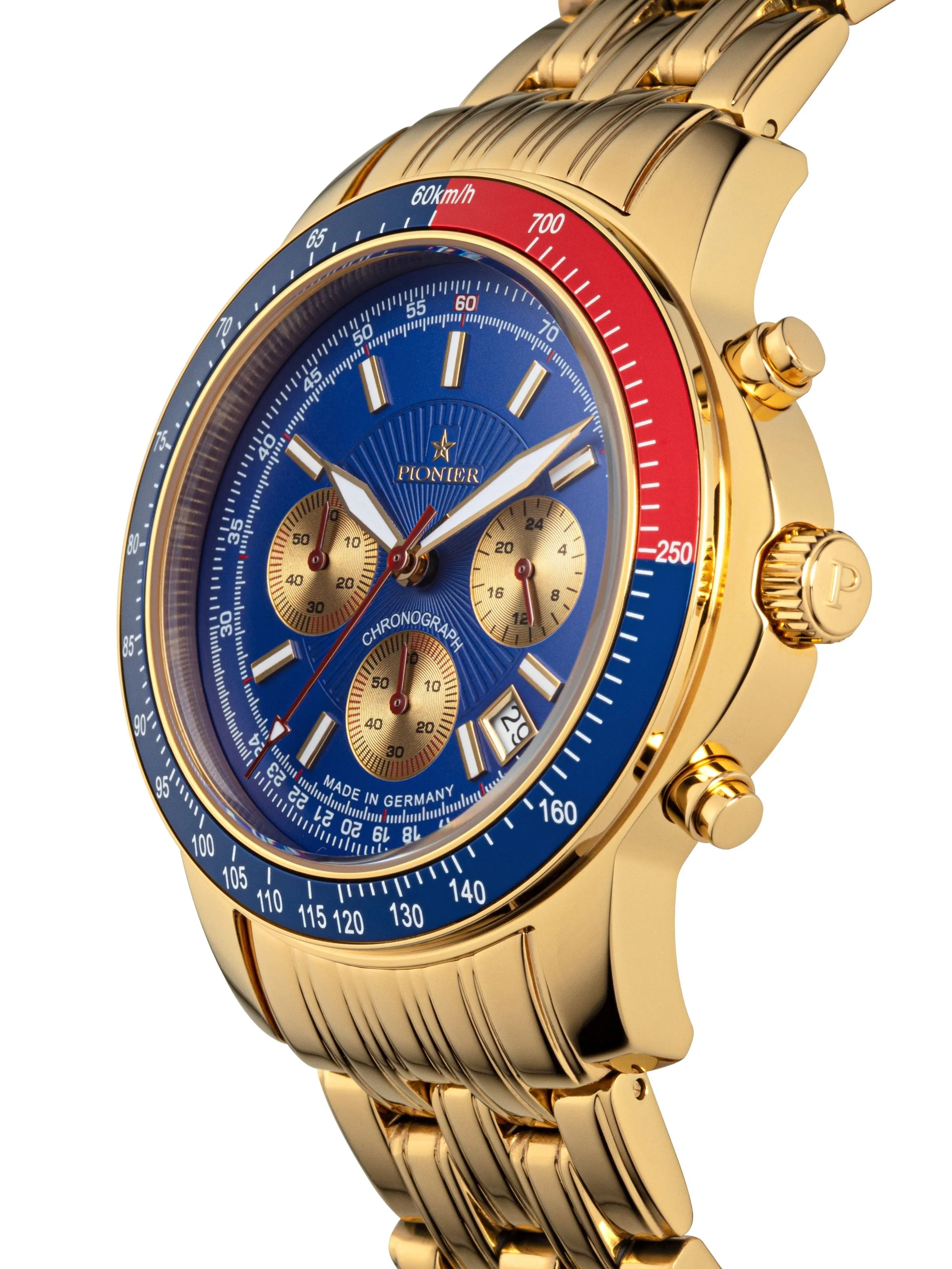 Tirona- Chronograph- GM-550-11 Gold Pionier, Germany