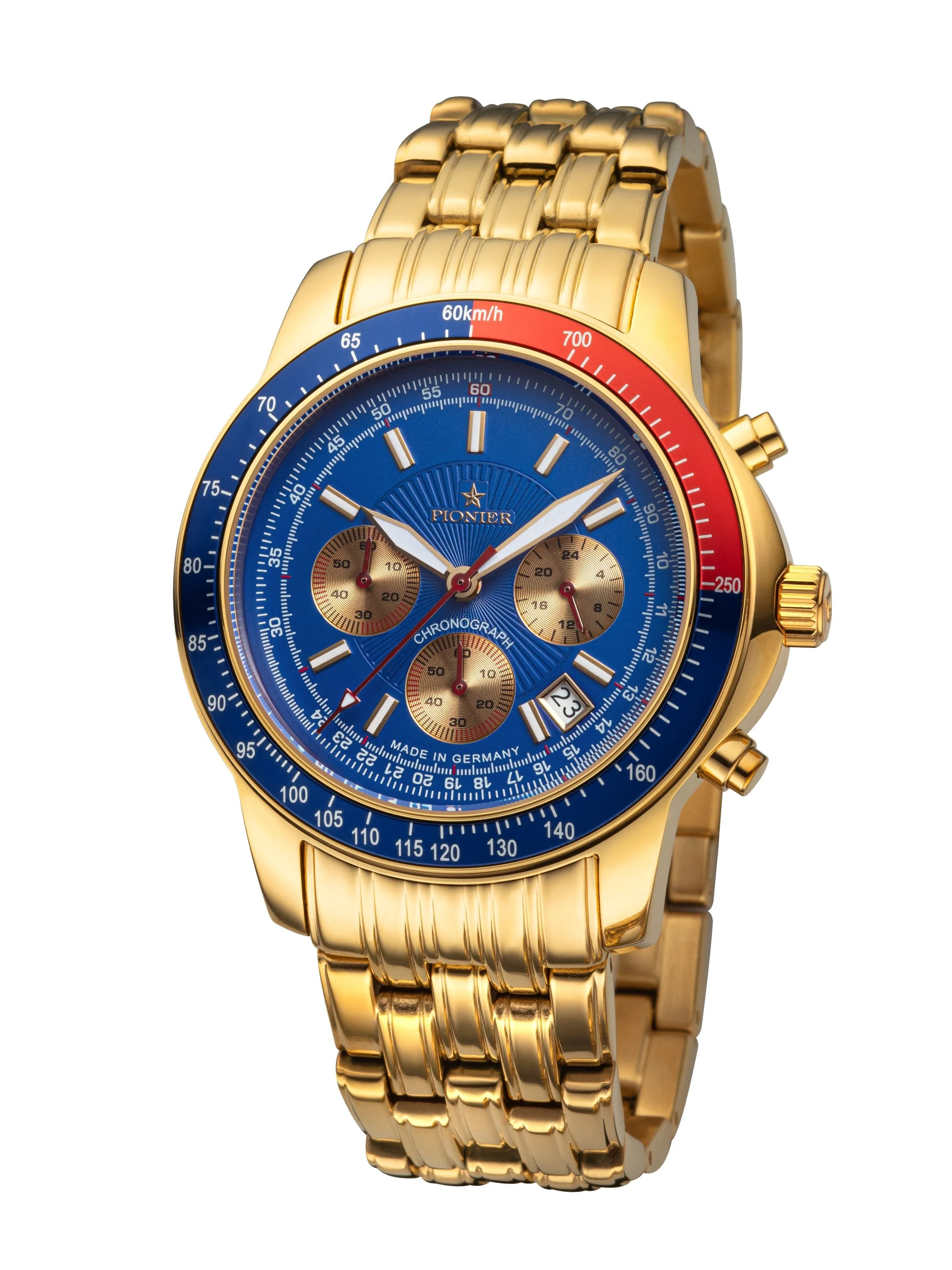 Tirona- Chronograph- GM-550-11 Gold Pionier, Germany