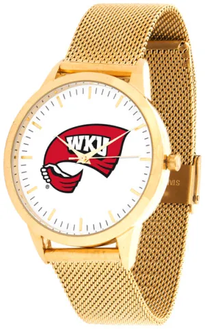 Western Kentucky Statement Mesh Band Unisex Watch - Gold